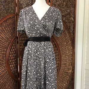 Polka Dot Silk Dress